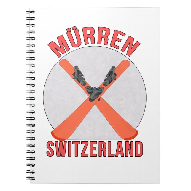 Mürren, Schweiz Notizblock (Vorderseite)