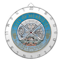 Murrieta (Kalifornien) City Siegel Dartscheibe