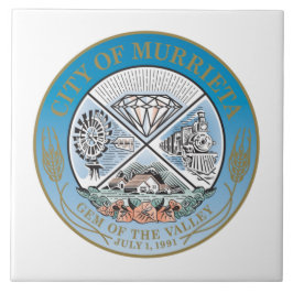 Murrieta (Kalifornien) City Siegel Fliese