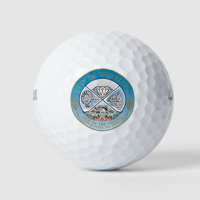 Murrieta (Kalifornien) City Siegel Golfball (Vorderseite)