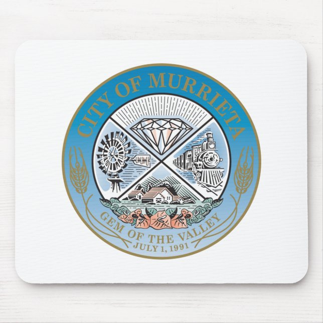 Murrieta (Kalifornien) City Siegel Mousepad (Vorne)