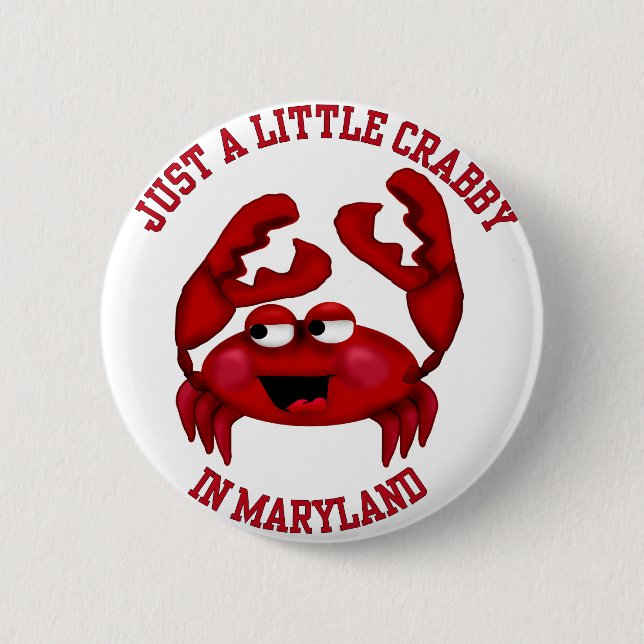 Mürrisch in Maryland Button (Vorderseite)
