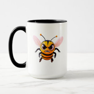 Mürrische Bienen-Figur-Kunst Tasse