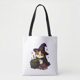 Mürrische Hexenkatze Halloween