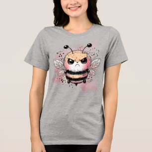 Mürrische Honigbiene Tri-Blend Shirt