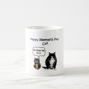 Mürrische Katze/niedliche Tasse der