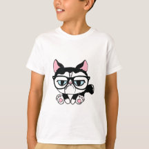 Mürrische Katze scherzt T - Shirt