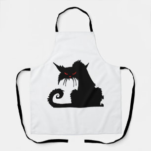 Mürrische Katze    Schürze