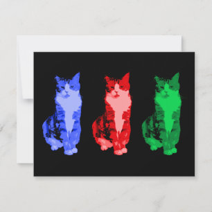 Mürrische Katzen-Pop-Einladung Einladung