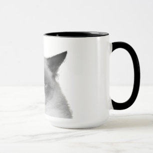 Mürrische Katzen-Tasse (kein Text) Tasse