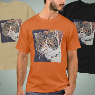 Mürrische mürrische Katze Lustig T-Shirt