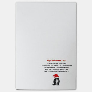 Mürrische Post-it Klebezettel