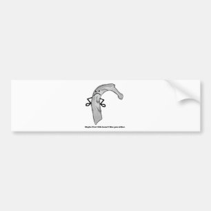 Mürrische Rippe Autoaufkleber