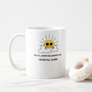 Mürrische Sonne Kaffeetasse