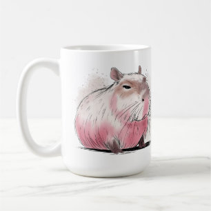 Mürrischer Capybara Kaffeetasse