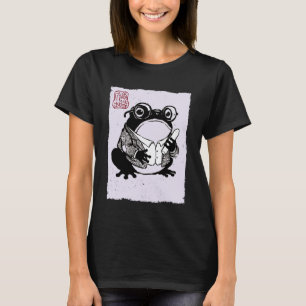 Mürrischer Frosch Lustiger Lehrer Schule Anime Jap T-Shirt