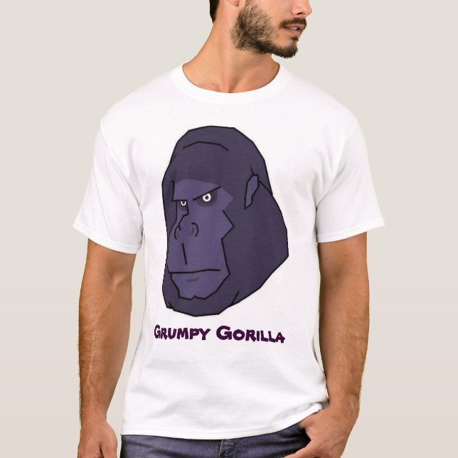Mürrischer Gorilla T-Shirt (Vorderseite)