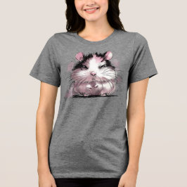 Mürrischer Hamster Tri-Blend Shirt