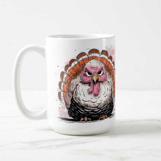 Mürrischer Truthahn Kaffeetasse (Links)