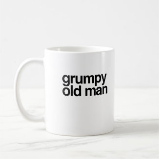 Mürrisches alter Mann-lustiges sarkastisches Tasse