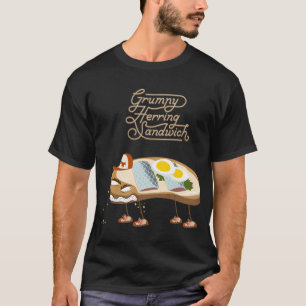 Mürrisches Herings-Sandwich T-Shirt