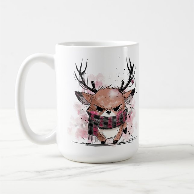Mürrisches Renntier Kaffeetasse (Links)