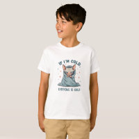 Mürrisches Sphynx-Katzen-Cold-Humor-Cartoon-Design