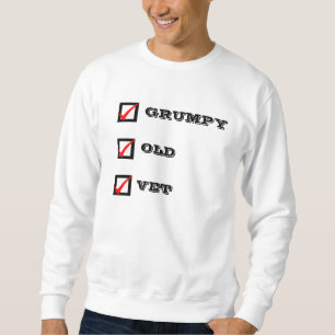 Mürrisches Tierarzt-"mürrische alte Sweatshirt