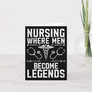 Murse Male Nurse Student Man Nurses Murse Rn Gradu Karte