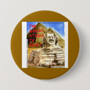 Mursi große Stinken Ägyptens lustig Button