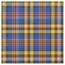 Murtagh Tartan Blue und Gold Irish Kariert