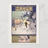 Murtalbahn Murau Austria Vintage Poster 1907