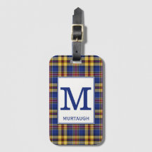 Murtaugh Tartan Royal Blue and Gold Kariertes Must