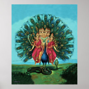 Murugan Hindu God Large Poster