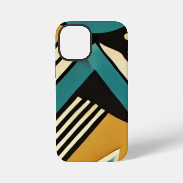 Murugi Accessoires DreamScape Geometrie iPhone Hülle (Rückseite)