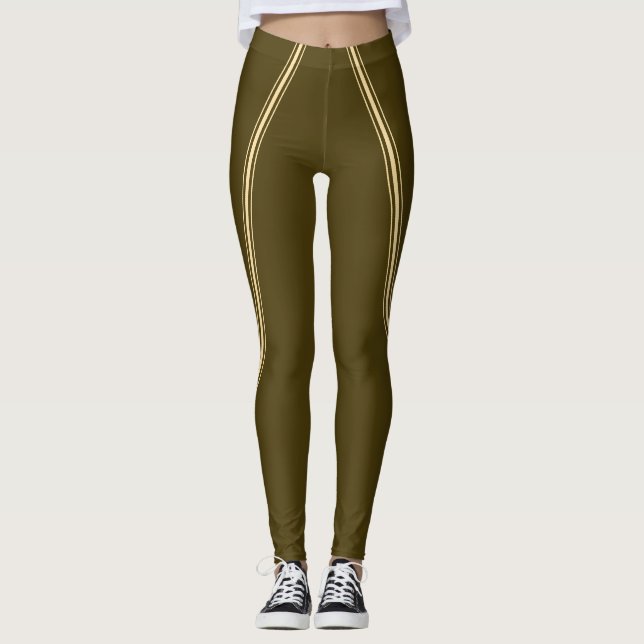 Murugi Apparels Grau-Leggings Leggings (Vorderseite)