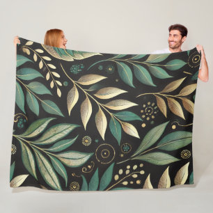 Murugi Luxe Beddings Whispers of Nature Fleecedecke
