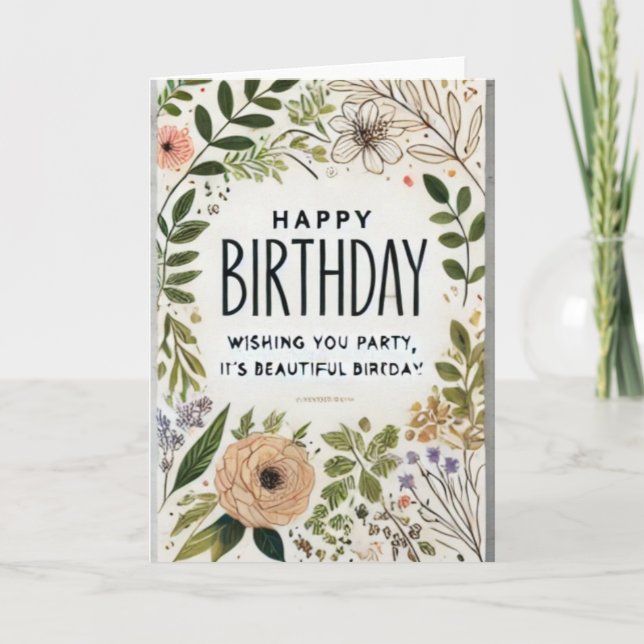 Murugi Moments Birthdays Cards Karte (Vorderseite)