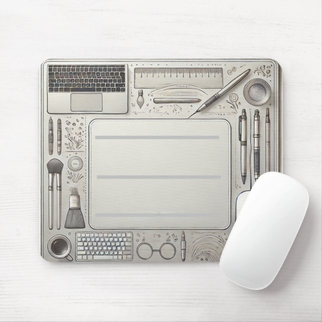 Murugi Tech Accessories Orbit Mouse Pad Mousepad (Mit Mouse)