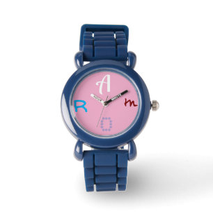 Murugi TimePieces KidsPlasticCase Silicone-Foto Armbanduhr