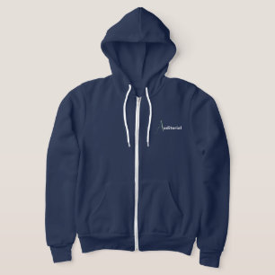 Murugi Wear Auditorial Männer Bella+Leinwand Full- Hoodie