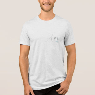 Murugi Wear Aya (آ ي ة) Bella+Leinwand Tri-mix Tri-Blend Shirt
