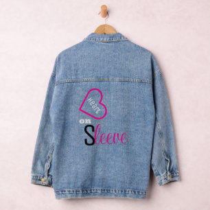 Murugi Wear Heart on Sleeve Women's Jeansjacke