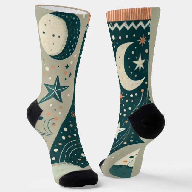Murugi Wear Majestical Blüh SustainablePremium Socken (Gewinkelt)