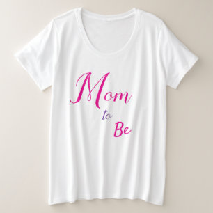 Murugi Wear Mama zu sein(Mädchen) Geschlechtsverke Große Größe T-Shirt