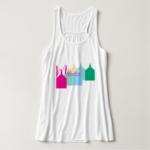 Murugi Wear Melodic Damen BellaCanvas Fließend Ren Tank Top