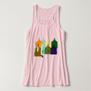 Murugi Wear Melodic Damen BellaCanvas Fließend Ren Tank Top