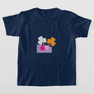 Murugi Wear Painted Glück Mädchen T-Shirt
