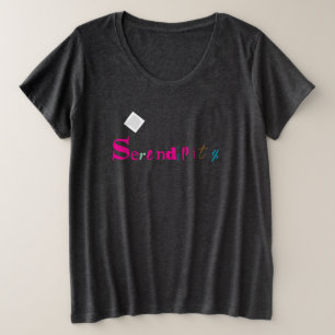 Murugi Wear Serendipity Women Plus-Größe Große Größe T-Shirt