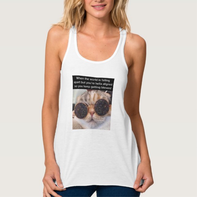 Murugi Wear Women's Bella+Leinwand Flowy Racerback Tank Top (Vorderseite)